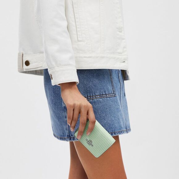 NWT Coach Outlet Mini Wallet On A Chain - Picture 6 of 7